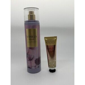 2 BATH & BODY WORKS ~VANILLA EASE FRAGRANCE MIST BODY, IN THE STARS HAND CREAM